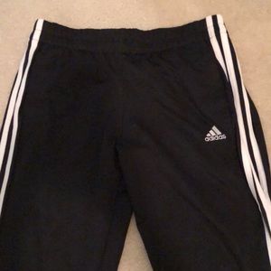 Adidas Small Black Soccer a pants Elastic waist